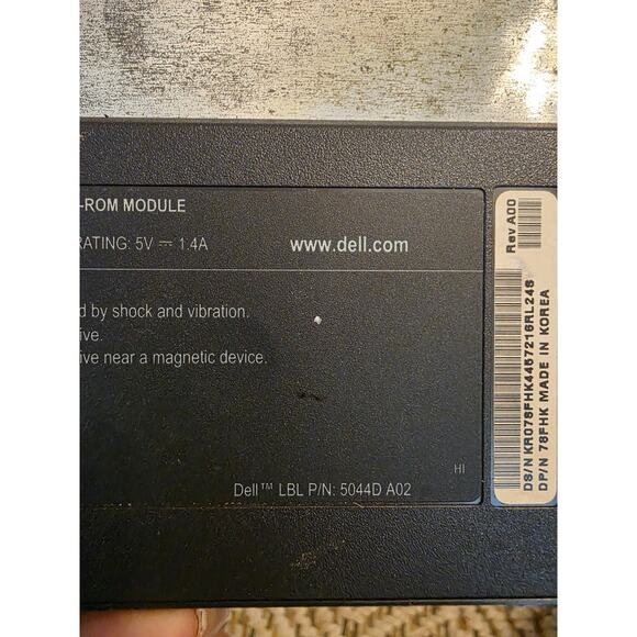 Dell 24X CD-ROM Module LBL P/N 5044D A02 Replacement Part Working - Picture 3 of 16